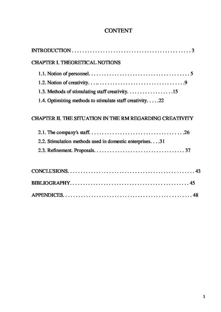 Optimizing Staff Creativity Stimulation Methods notes