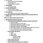 Cambridge O Level Physics (5054) Paper 6 revision notes