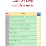 Computer Science (9618) CAIE AS Level complete notes
