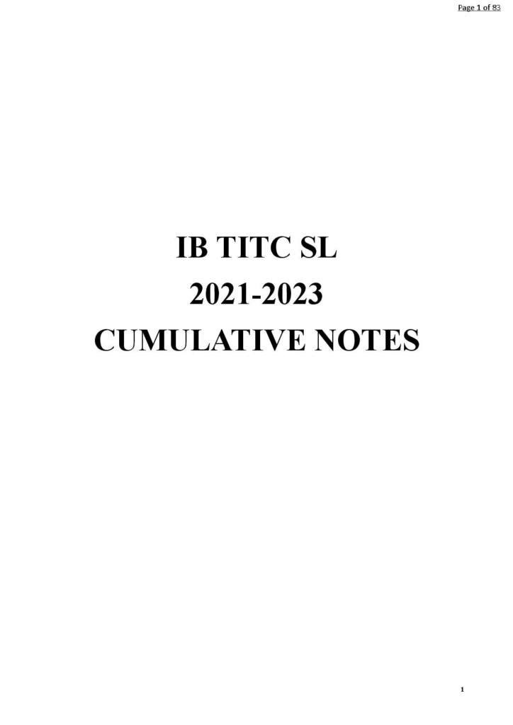 IB Turkey in the 20th Century (TITC) SL full cumulative notes