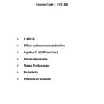 Engineering Physics II (FEC202) all important questions