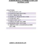 Jurisprudence, Interpretation and General Laws (CS Executive) summary notes