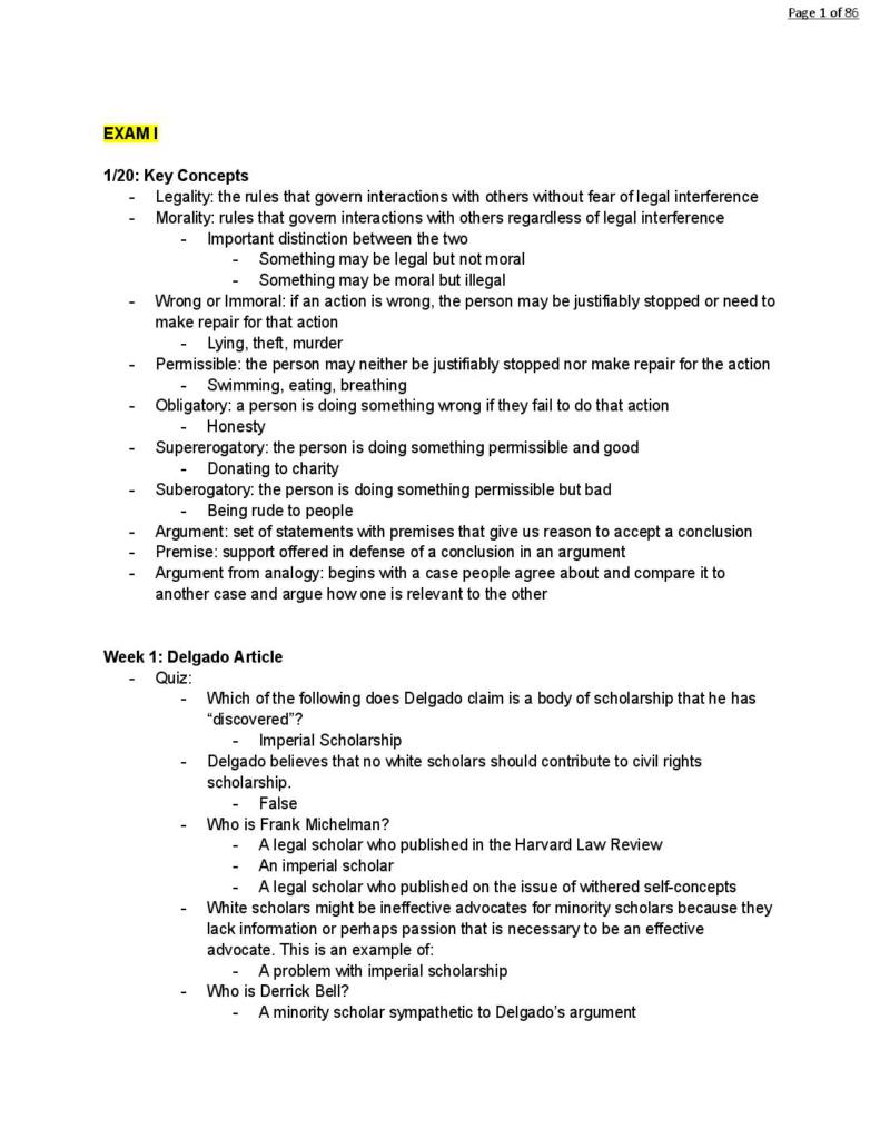 Philosophy and Race (PHIL 2270) complete notes