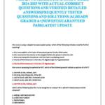 Fundamentals of Nursing (2025) Final Exam notes with answers