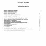 Conflicts of Laws (LAWS5017) textbook notes